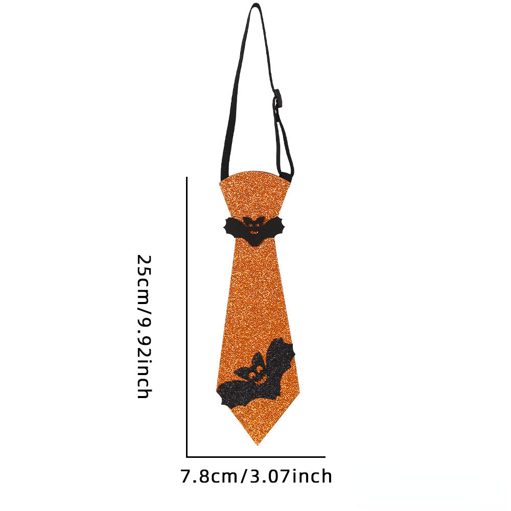 Wholesale Halloween Children's and Adult Party Decoration Pumpkin Skeletons Cloth Tie